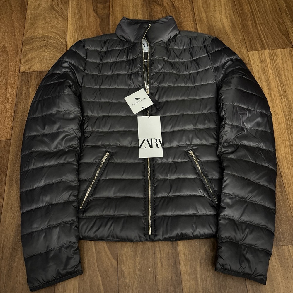 zara puffer jacket
